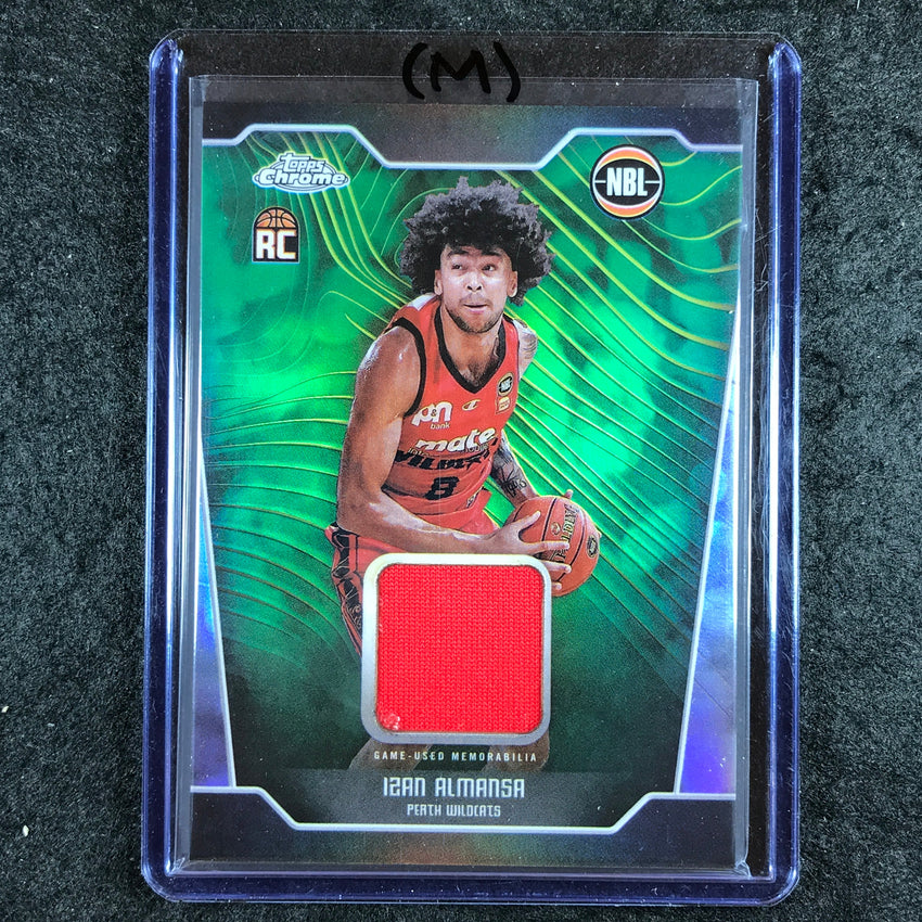 2024-25 Topps Chrome NBL IZAN ALMANSA Rookie Jersey Relic Refractor #IA (M)