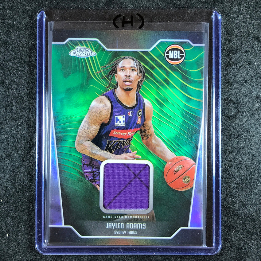 2024-25 Topps Chrome NBL JAYLEN ADAMS Jersey Relic Refractor #JA (H)