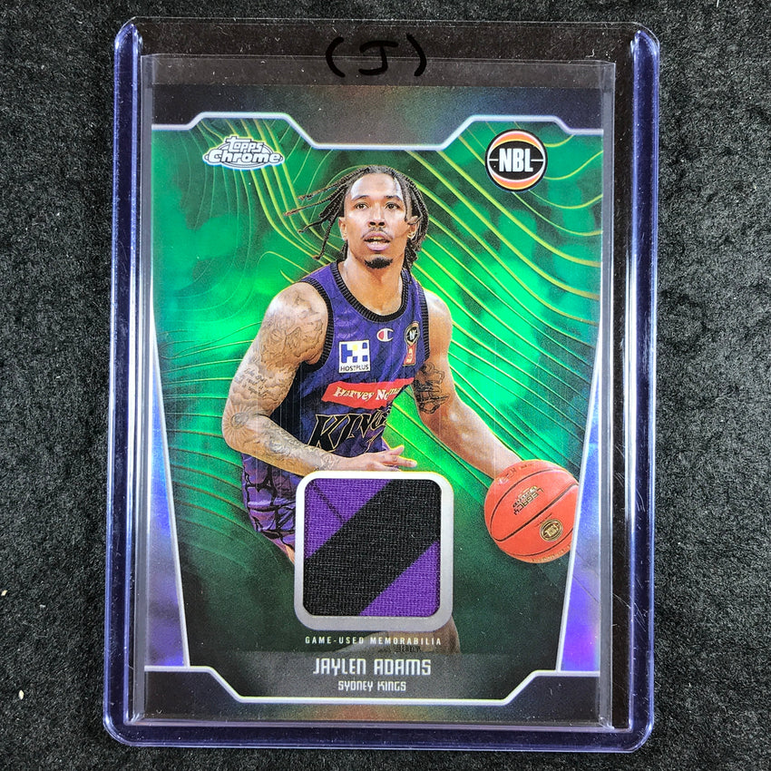 2024-25 Topps Chrome NBL JAYLEN ADAMS Jersey Relic Refractor #JA (J)