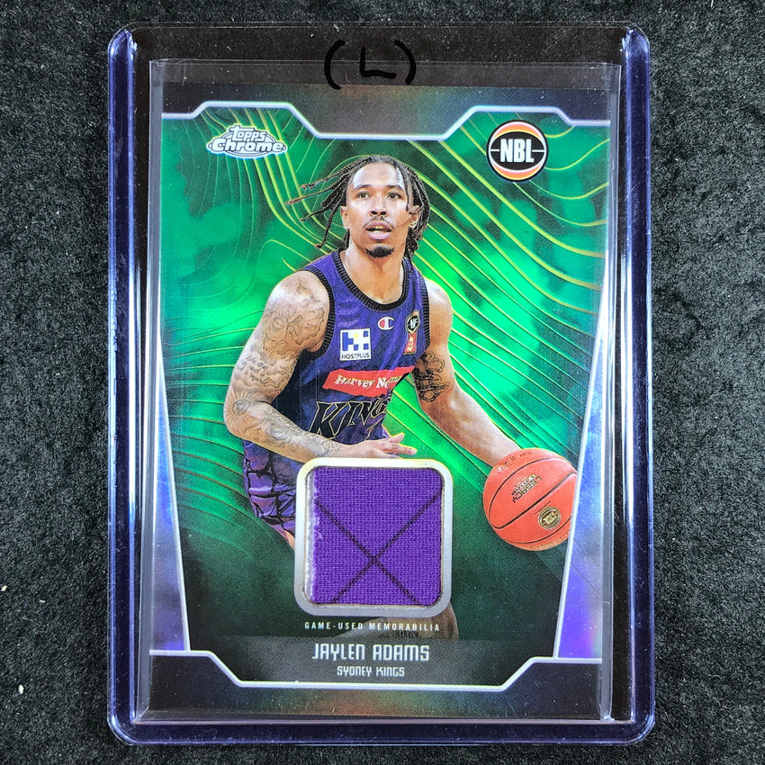 2024-25 Topps Chrome NBL JAYLEN ADAMS Jersey Relic Refractor #JA (L)
