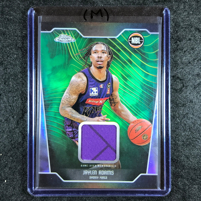 2024-25 Topps Chrome NBL JAYLEN ADAMS Jersey Relic Refractor #JA (M)