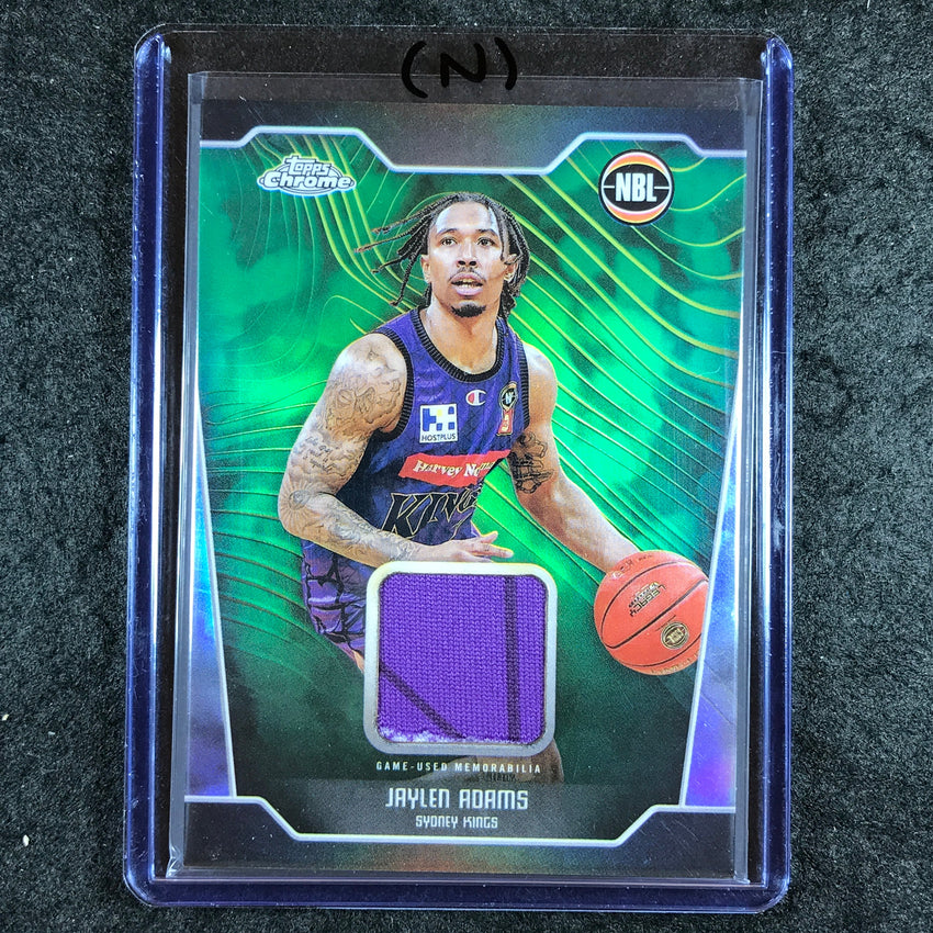 2024-25 Topps Chrome NBL JAYLEN ADAMS Jersey Relic Refractor #JA (N)