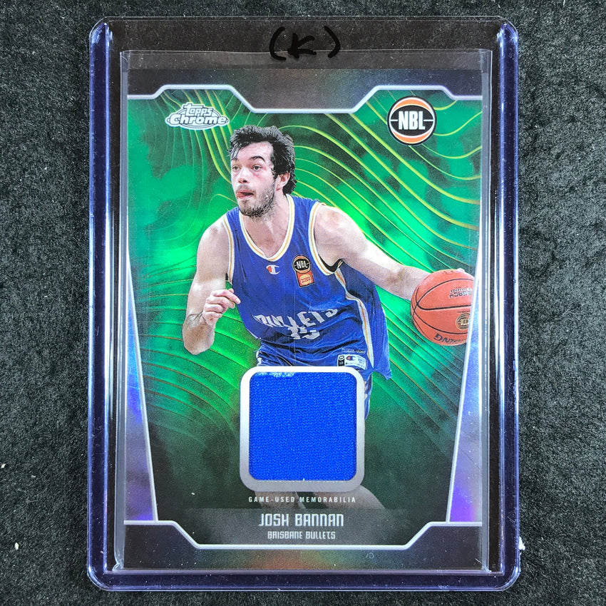 2024-25 Topps Chrome NBL JOSH BANNAN Jersey Relic Refractor #JB (K)