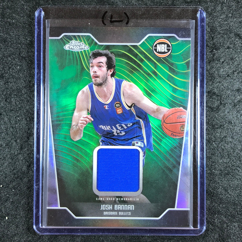 2024-25 Topps Chrome NBL JOSH BANNAN Jersey Relic Refractor #JB (L)