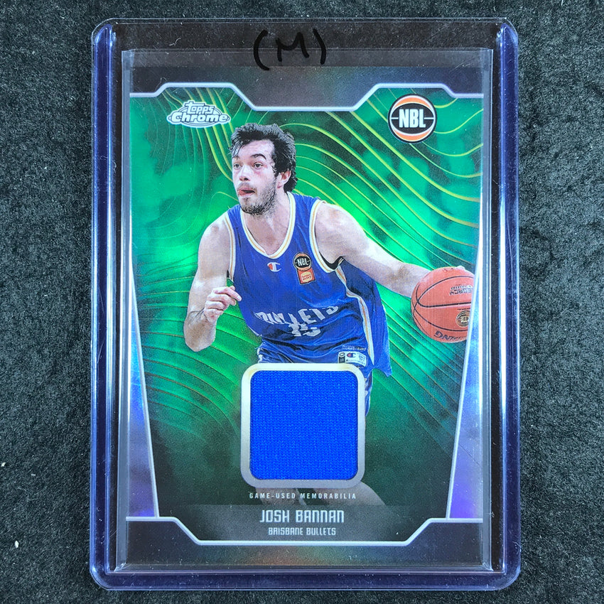 2024-25 Topps Chrome NBL JOSH BANNAN Jersey Relic Refractor #JB (M)