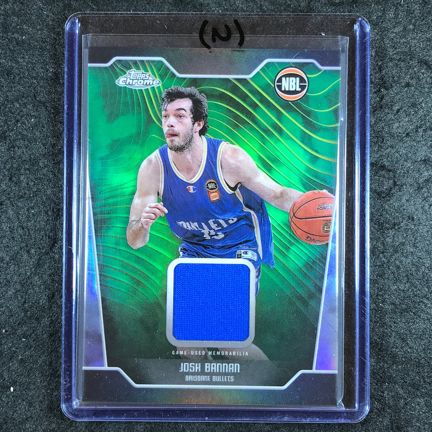 2024-25 Topps Chrome NBL JOSH BANNAN Jersey Relic Refractor #JB (N)