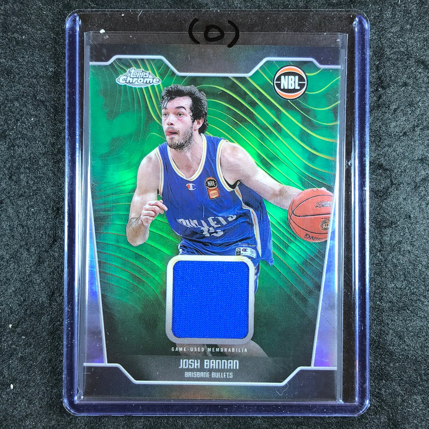 2024-25 Topps Chrome NBL JOSH BANNAN Jersey Relic Refractor #JB (O)