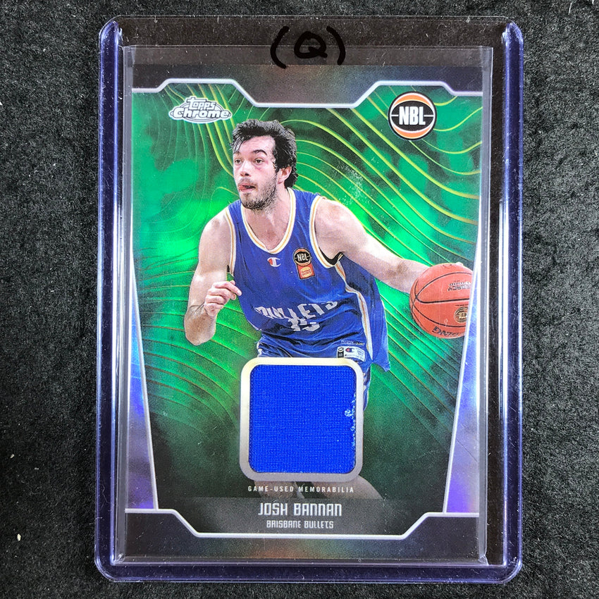 2024-25 Topps Chrome NBL JOSH BANNAN Jersey Relic Refractor #JB (Q)