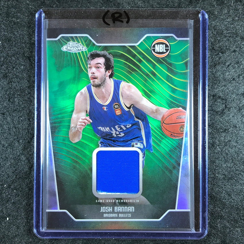 2024-25 Topps Chrome NBL JOSH BANNAN Jersey Relic Refractor #JB (R)