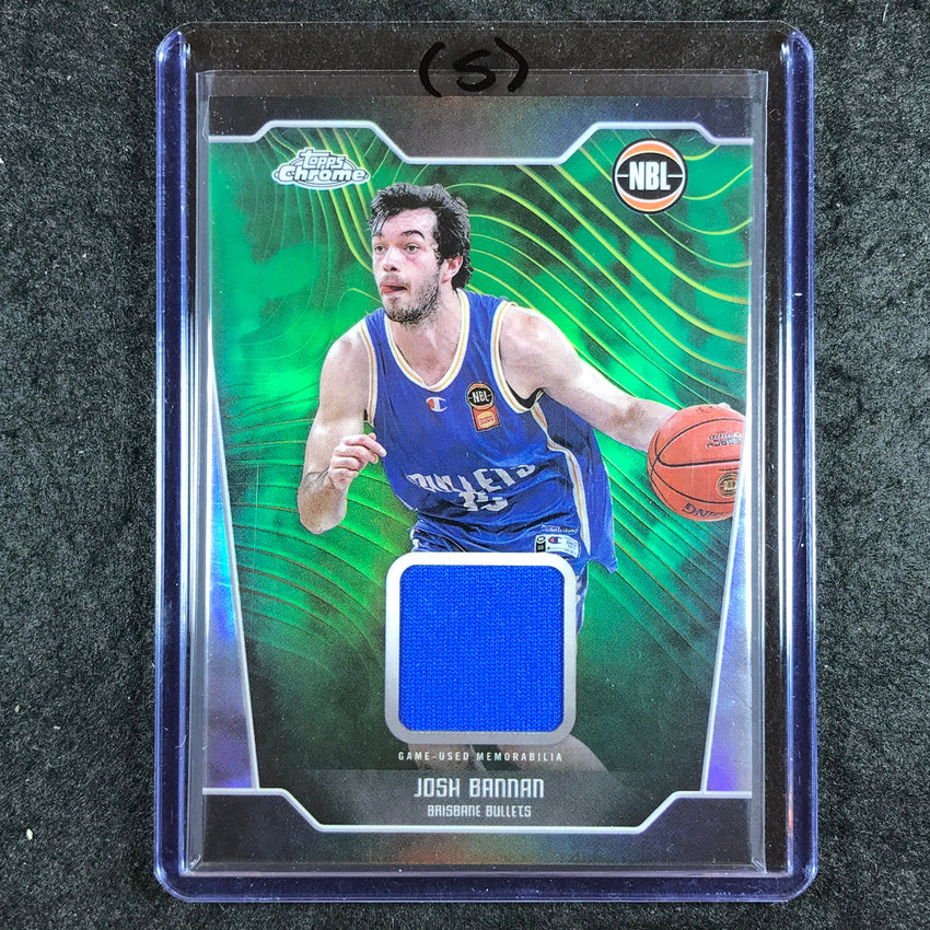 2024-25 Topps Chrome NBL JOSH BANNAN Jersey Relic Refractor #JB (S)