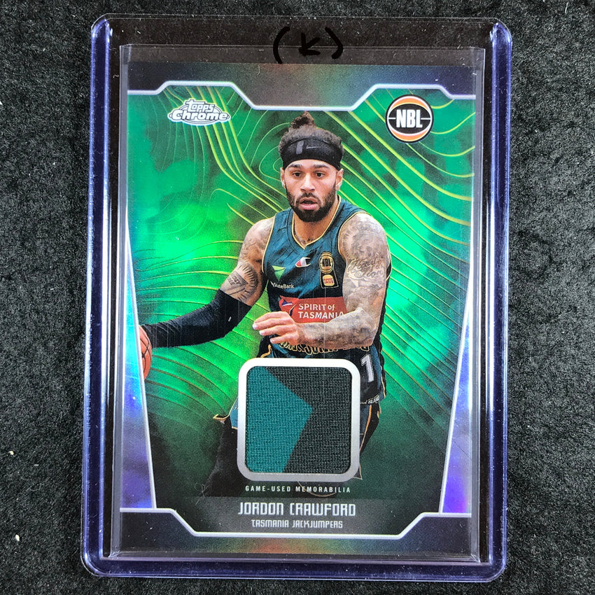 2024-25 Topps Chrome NBL JORDON CRAWFORD Jersey Relic Refractor #JC (K)