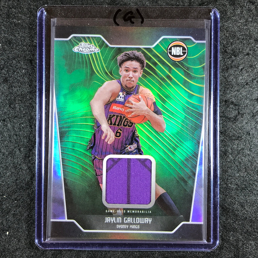 2024-25 Topps Chrome NBL JAYLIN GALLOWAY Jersey Relic Refractor #JG (G)