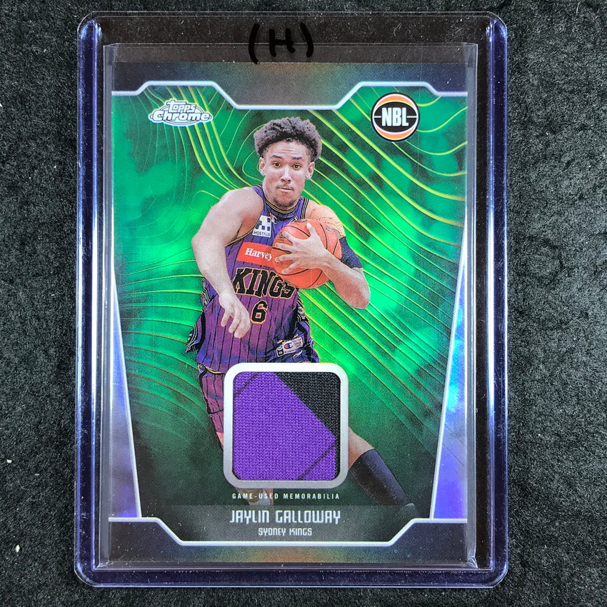 2024-25 Topps Chrome NBL JAYLIN GALLOWAY Jersey Relic Refractor #JG (H)