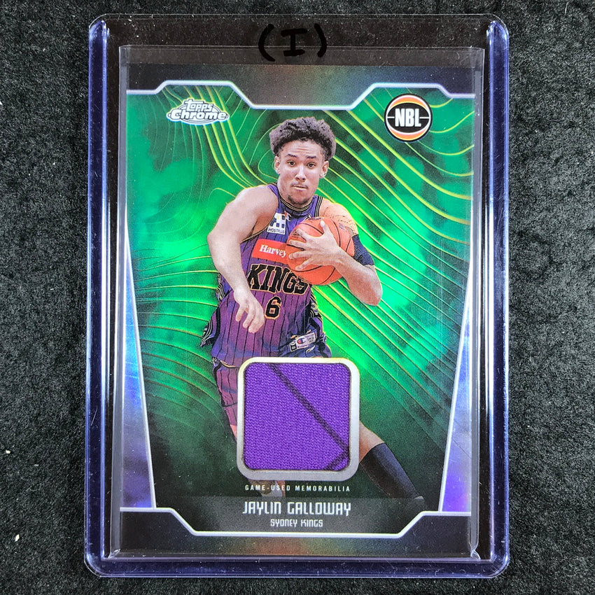 2024-25 Topps Chrome NBL JAYLIN GALLOWAY Jersey Relic Refractor #JG (I)