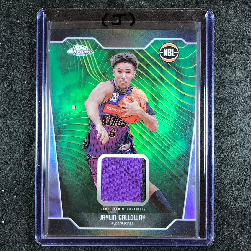 2024-25 Topps Chrome NBL JAYLIN GALLOWAY Jersey Relic Refractor #JG (J)