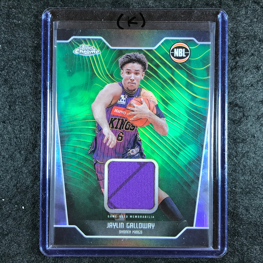 2024-25 Topps Chrome NBL JAYLIN GALLOWAY Jersey Relic Refractor #JG (K)
