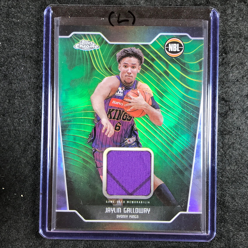 2024-25 Topps Chrome NBL JAYLIN GALLOWAY Jersey Relic Refractor #JG (L)