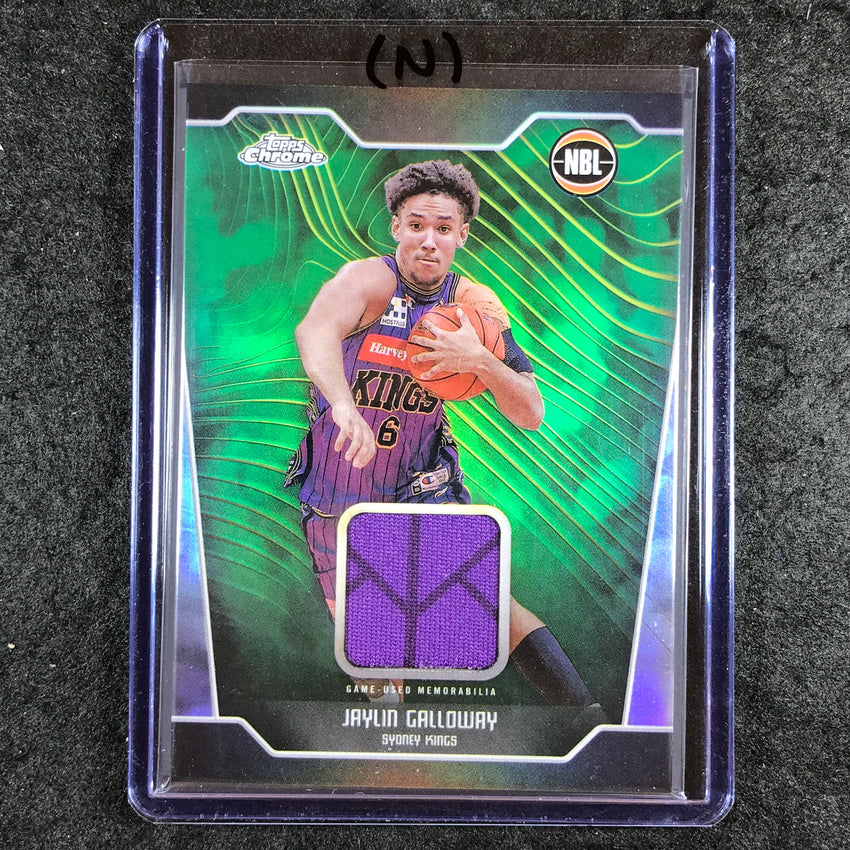 2024-25 Topps Chrome NBL JAYLIN GALLOWAY Jersey Relic Refractor #JG (N)