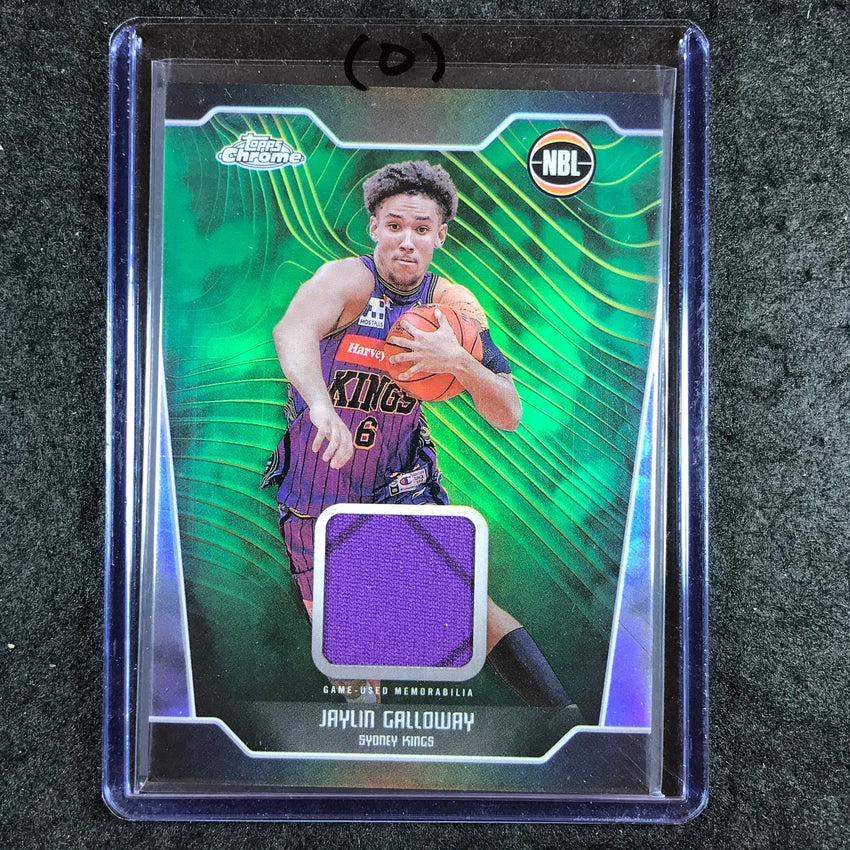 2024-25 Topps Chrome NBL JAYLIN GALLOWAY Jersey Relic Refractor #JG (O)