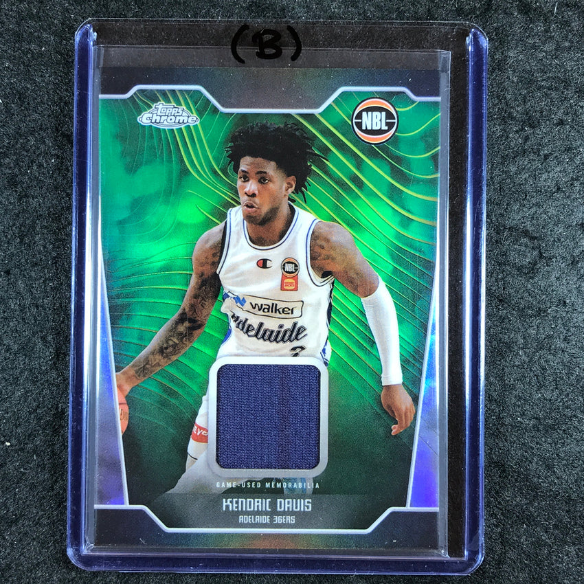 2024-25 Topps Chrome NBL KENDRIC DAVIS Jersey Relic Refractor #KD (B)