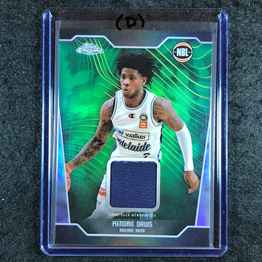 2024-25 Topps Chrome NBL KENDRIC DAVIS Jersey Relic Refractor #KD (D)