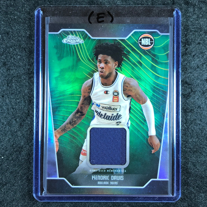 2024-25 Topps Chrome NBL KENDRIC DAVIS Jersey Relic Refractor #KD (E)