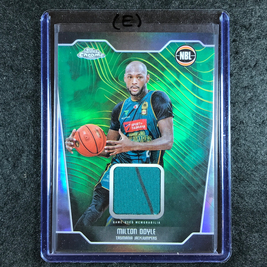 2024-25 Topps Chrome NBL MILTON DOYLE Jersey Relic Refractor #MDO (E)