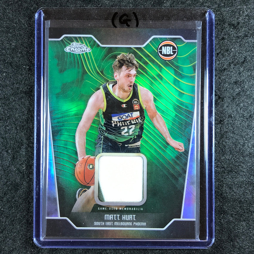 2024-25 Topps Chrome NBL MATT HURT Jersey Relic Refractor #MH (G)