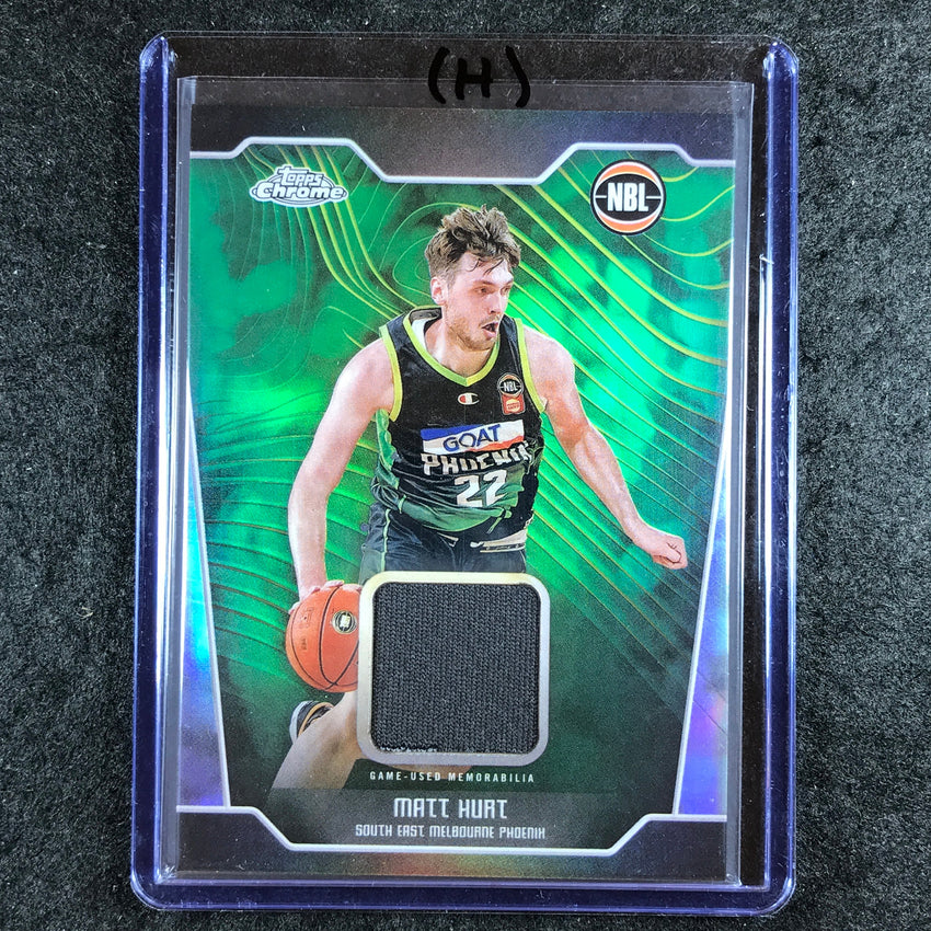 2024-25 Topps Chrome NBL MATT HURT Jersey Relic Refractor #MH (H)