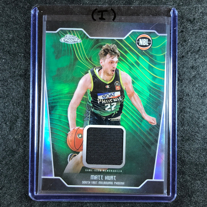 2024-25 Topps Chrome NBL MATT HURT Jersey Relic Refractor #MH (I)
