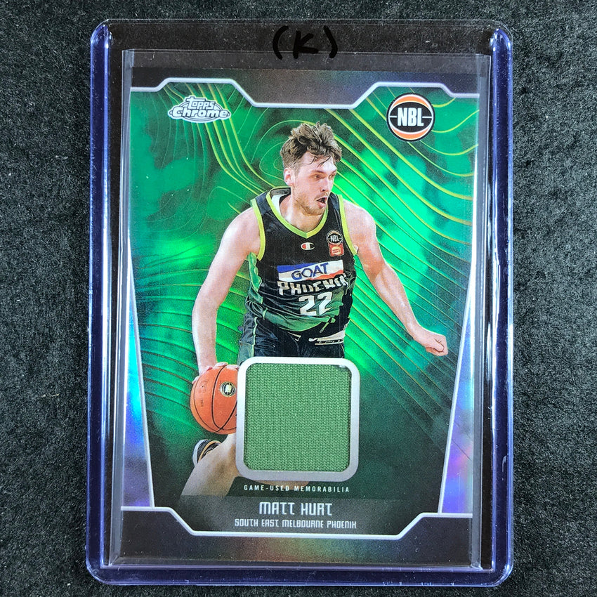 2024-25 Topps Chrome NBL MATT HURT Jersey Relic Refractor #MH (K)