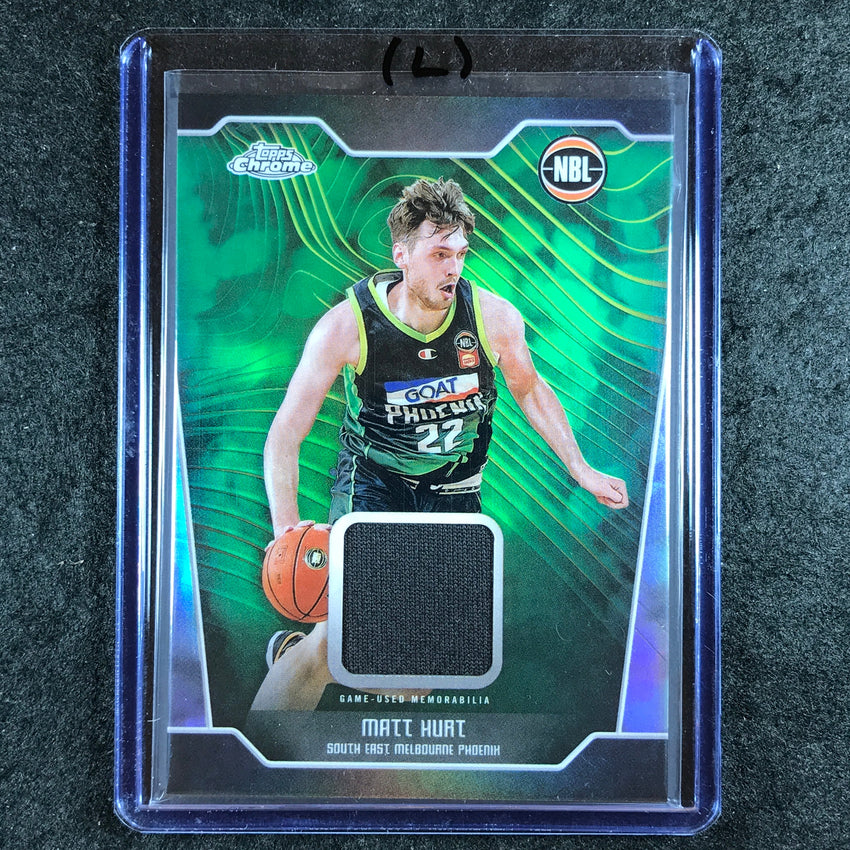 2024-25 Topps Chrome NBL MATT HURT Jersey Relic Refractor #MH (L)