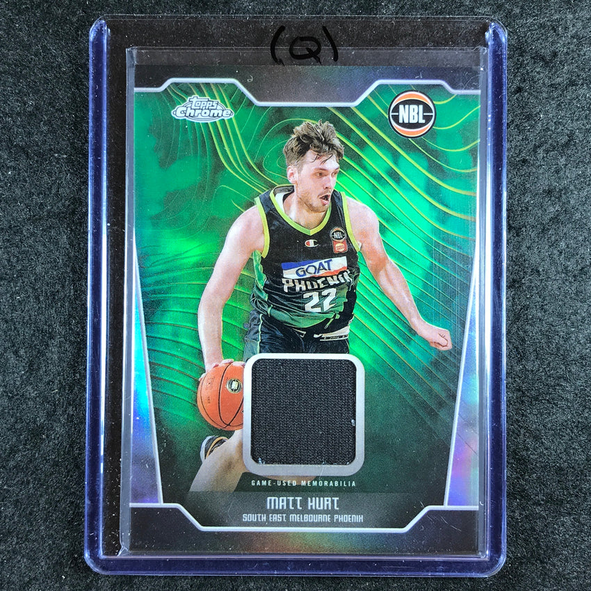 2024-25 Topps Chrome NBL MATT HURT Jersey Relic Refractor #MH (Q)