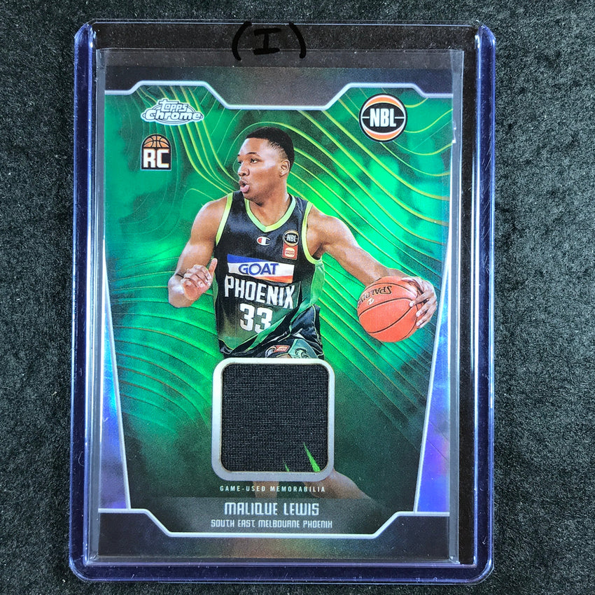 2024-25 Topps Chrome NBL MALIQUE LEWIS Rookie Jersey Relic Refractor #ML (I)