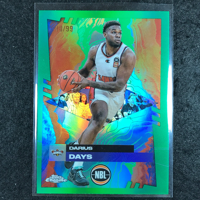 2024-25 Topps Chrome NBL DARIUS DAYS Base Green 18/99 #31