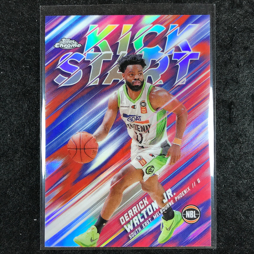 2024-25 Topps Chrome NBL DERRICK WALTON JR. Kick Start Refractor #18