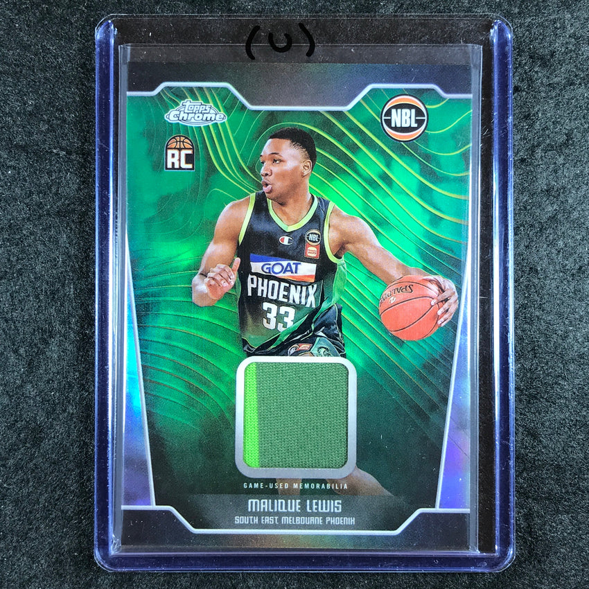 2024-25 Topps Chrome NBL MALIQUE LEWIS Rookie Jersey Relic Refractor #ML (U)