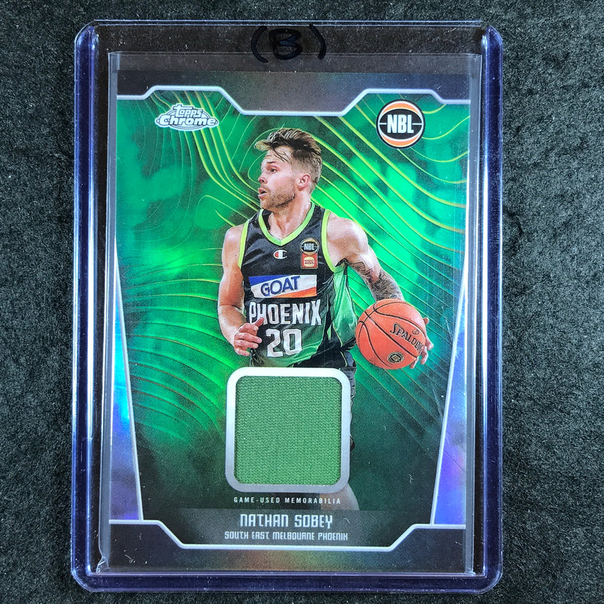 2024-25 Topps Chrome NBL NATHAN SOBEY Jersey Relic Refractor #NS (B)