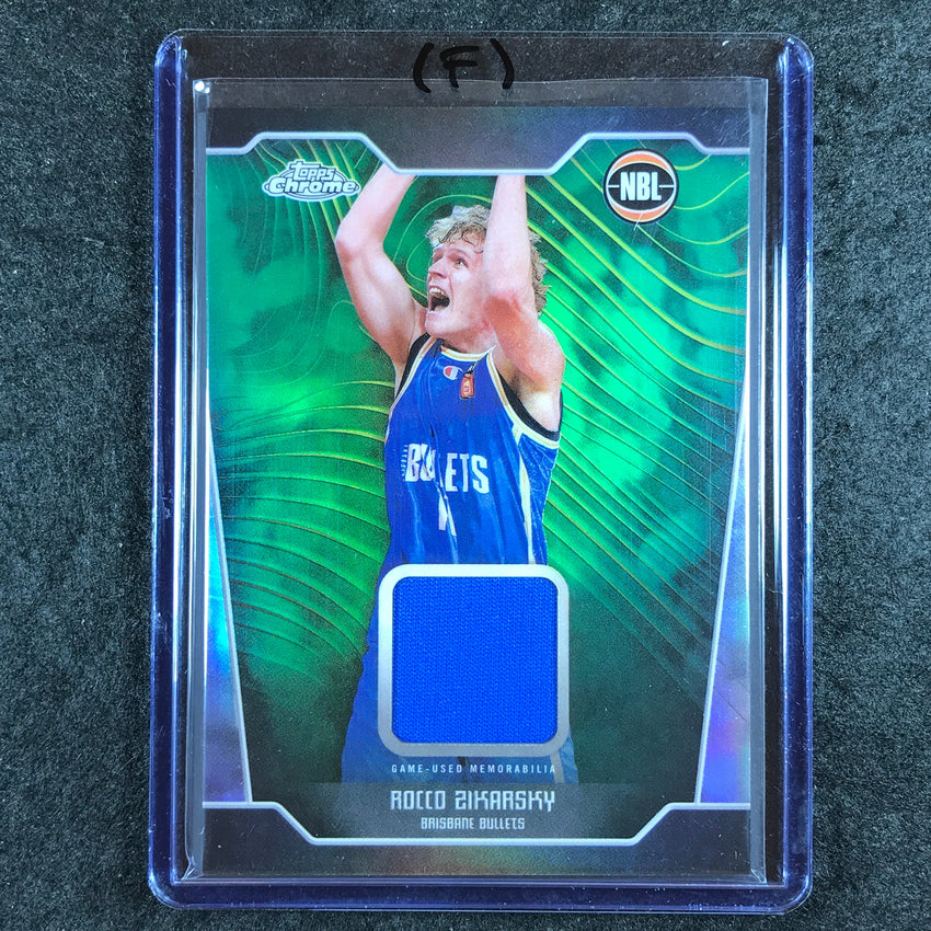 2024-25 Topps Chrome NBL ROCCO ZIKARSKY Jersey Relic Refractor #RZ (F)