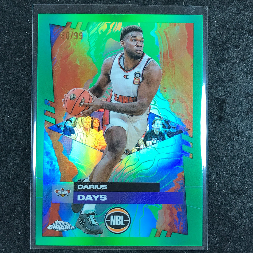 2024-25 Topps Chrome NBL DARIUS DAYS Base Green 60/99 #31