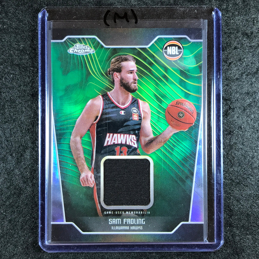 2024-25 Topps Chrome NBL SAM FROLING Jersey Relic Refractor #SF (M)