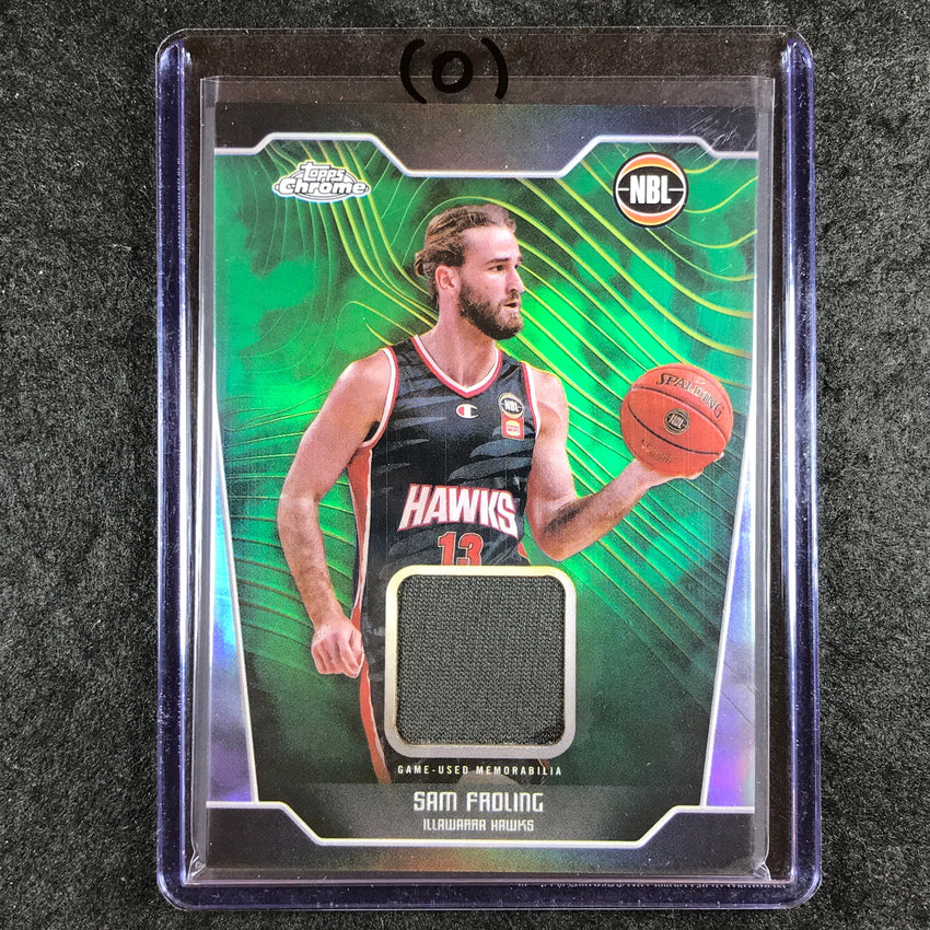 2024-25 Topps Chrome NBL SAM FROLING Jersey Relic Refractor #SF (O)