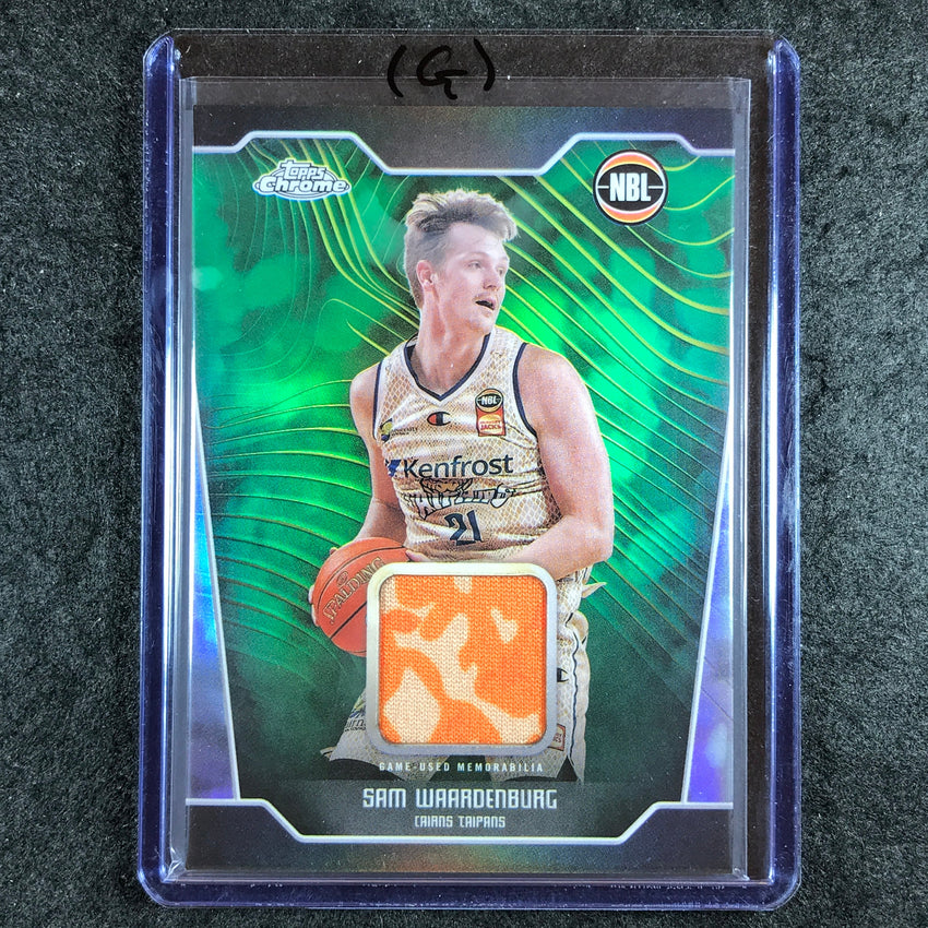 2024-25 Topps Chrome NBL SAM WAARDENBURG Jersey Relic Refractor #SW (G)
