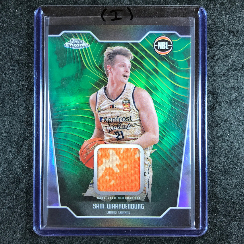 2024-25 Topps Chrome NBL SAM WAARDENBURG Jersey Relic Refractor #SW (I)