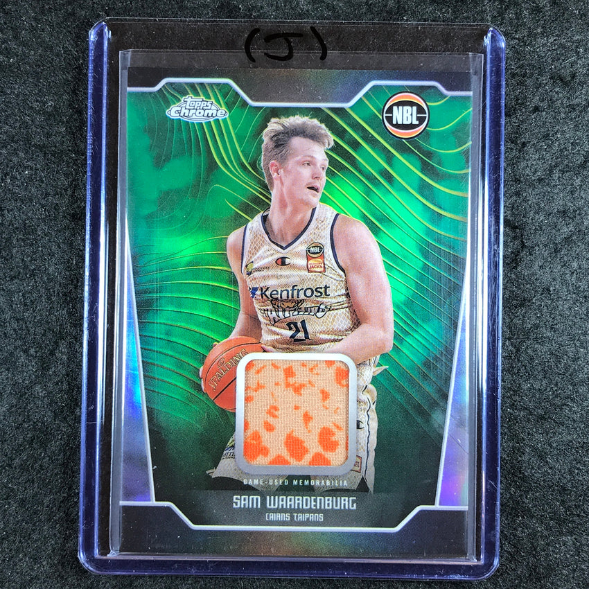 2024-25 Topps Chrome NBL SAM WAARDENBURG Jersey Relic Refractor #SW (J)