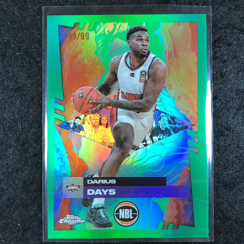 2024-25 Topps Chrome NBL DARIUS DAYS Base Green 45/99 #31