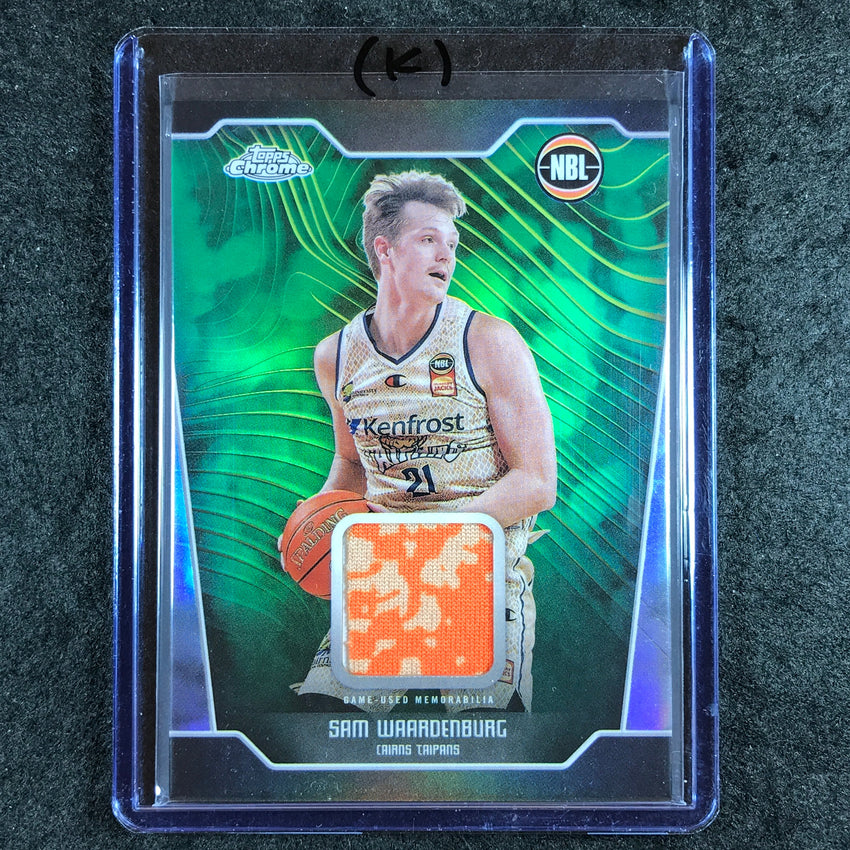 2024-25 Topps Chrome NBL SAM WAARDENBURG Jersey Relic Refractor #SW (K)