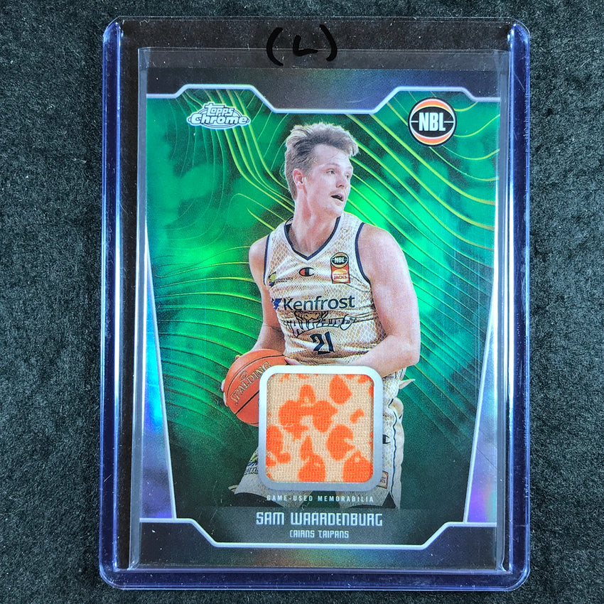 2024-25 Topps Chrome NBL SAM WAARDENBURG Jersey Relic Refractor #SW (L)