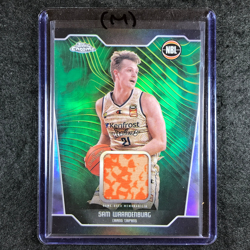 2024-25 Topps Chrome NBL SAM WAARDENBURG Jersey Relic Refractor #SW (M)