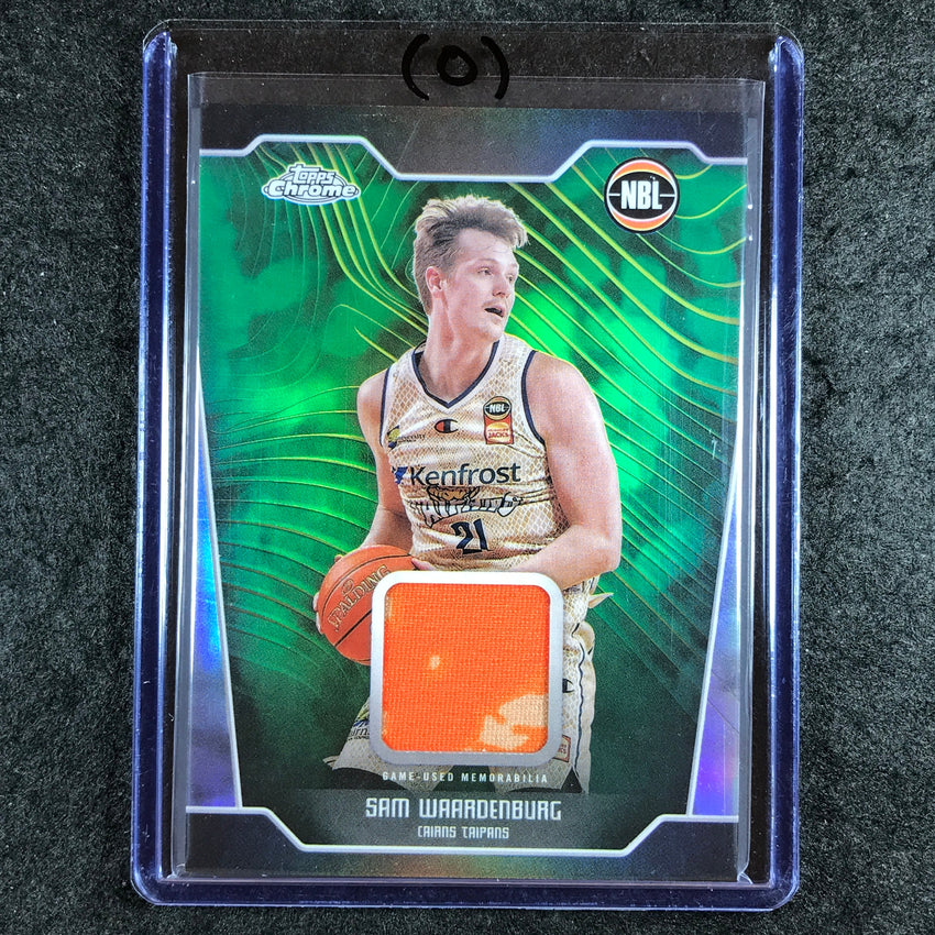 2024-25 Topps Chrome NBL SAM WAARDENBURG Jersey Relic Refractor #SW (O)